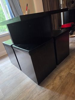 Dinning table and stools