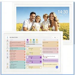Digital Calendar 10.1 Inch Wall Plan Touch Screen WiFi picture esay to use Smart Electronic Planner Calendar Sync, Chore Tracker,Meal plan Family Digi