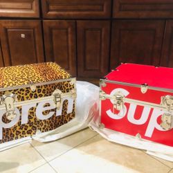 Supreme Rhino Trunk Red & Leopard for Sale in Los Angeles, CA