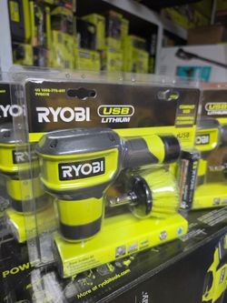 Ryobi USB Lithium Power Scrubber Kit