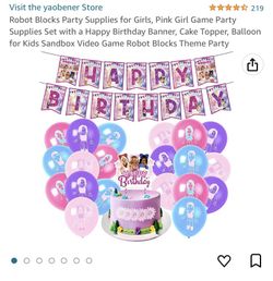 Roblox Party Supplies