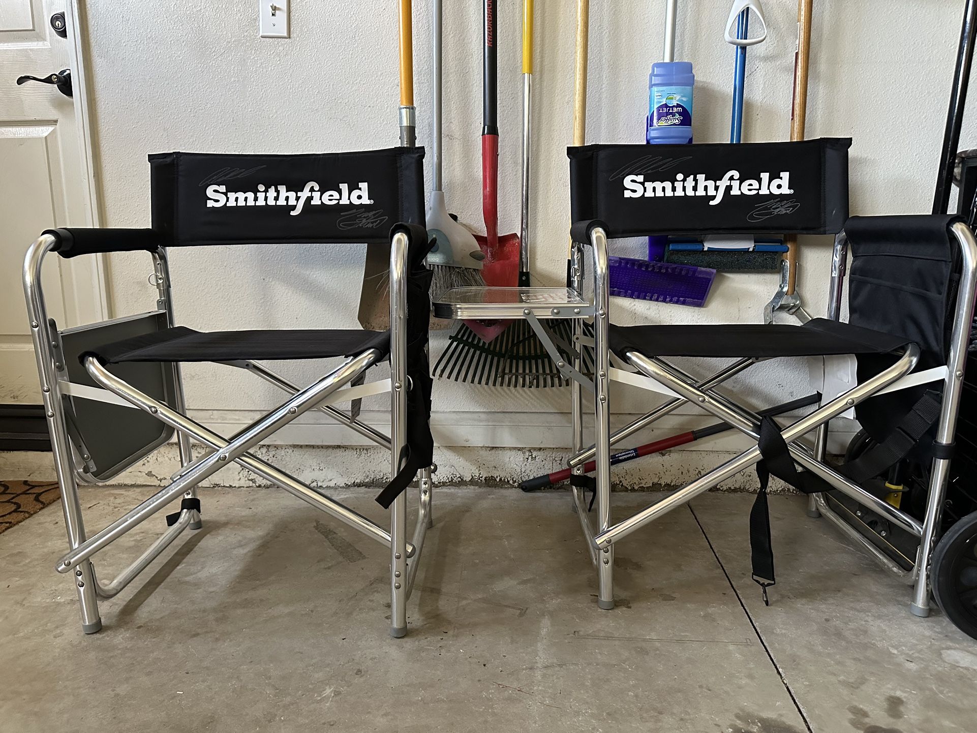Aric Almirola/tony Stewart Autograph Chairs