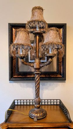 Tall Old World Lamp