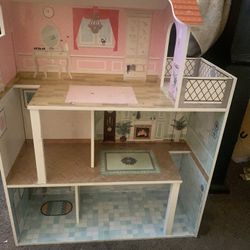 Wooden Barbie Doll House