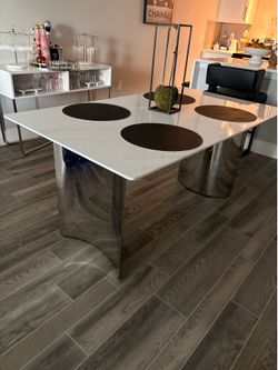 White Marble Table
