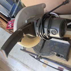 Craftsman Compound Miter Box. Normal Wear And Tear , Solid  Iron Unit Heavy Duty 