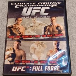 UFC 56 DVD Hughes Franklin Martial Arts MMA Fighting Cage