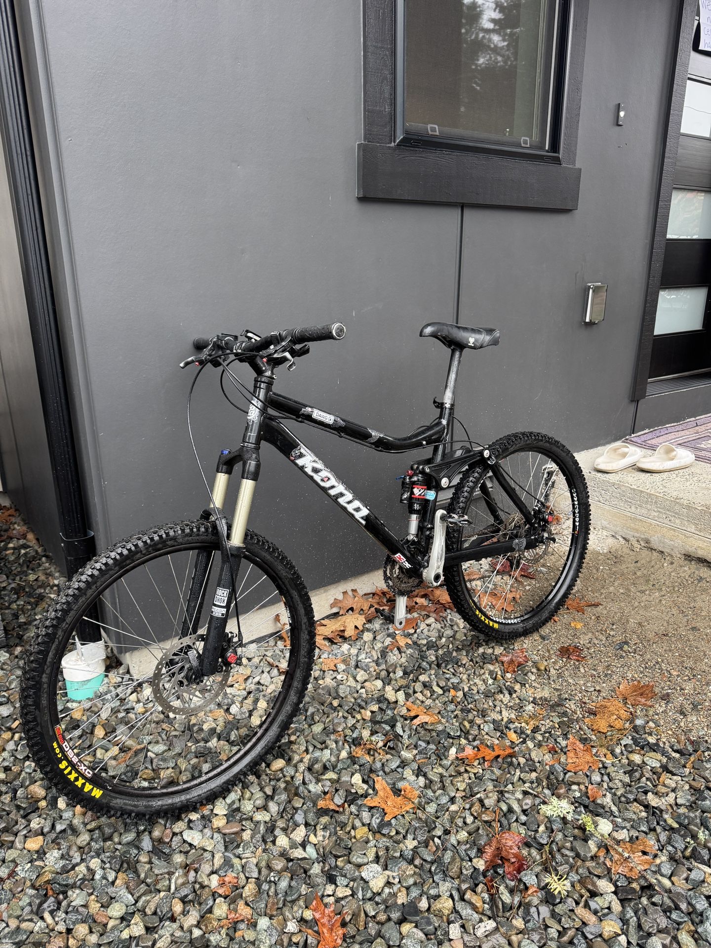 Kona Dawg full suspension mountain bike 