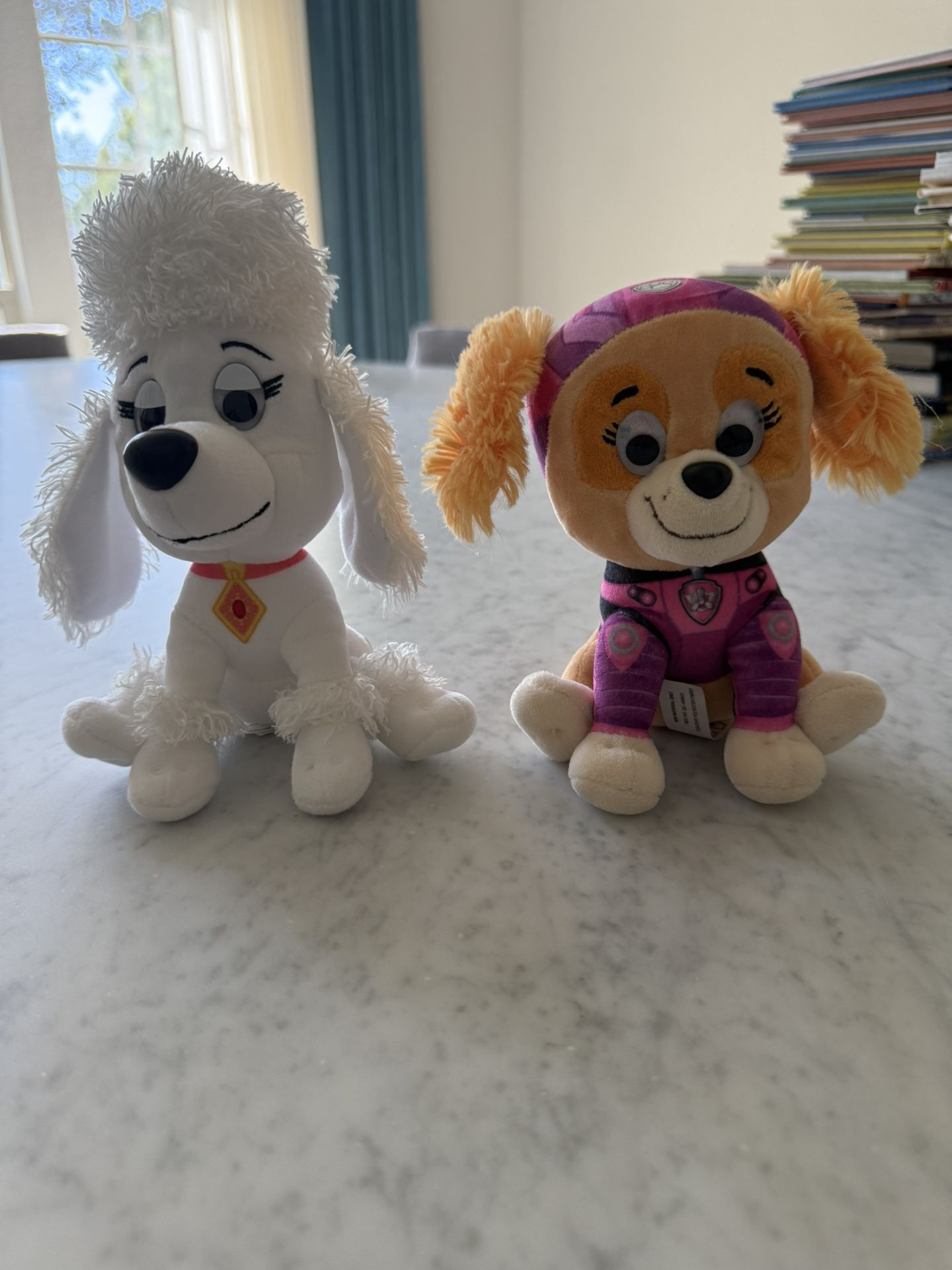 Paw Patrol Skye And Delores Plush Stuffed Animals 