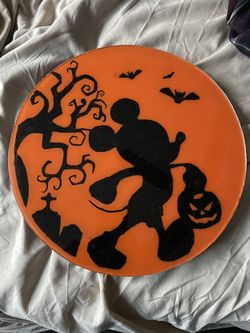 Haunted Halloween Mickey Mouse Custom burnt in would