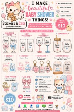baby shower items