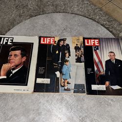 Life Magazines, JFK, 1963