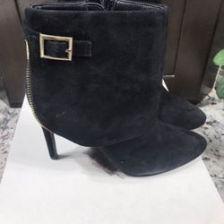 Suede Booties