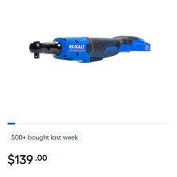 Kobalt 24-volt Variable Speed Brushless 3/8-in Drive Cordless Ratchet Wrench