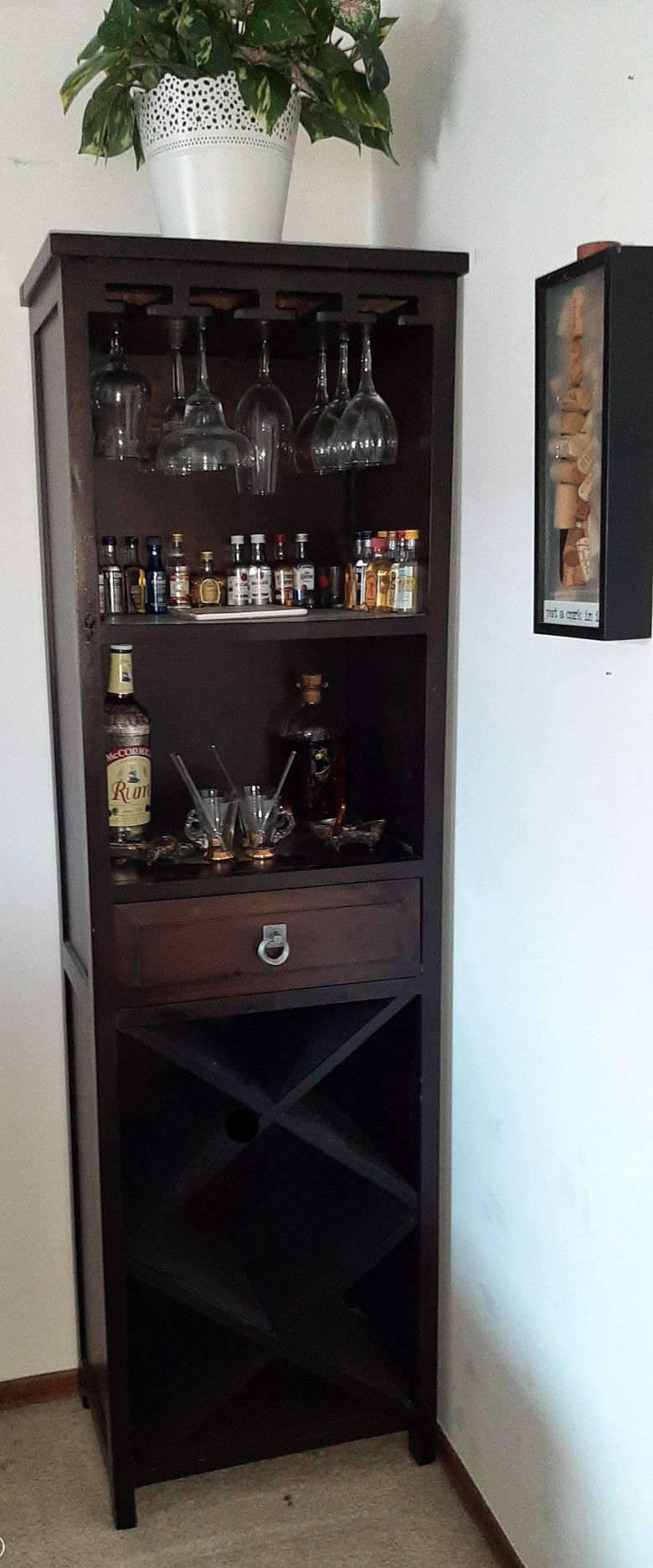 Tall Bar Cabinet