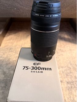 Canon camera lens