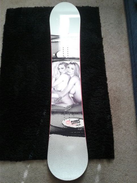 Jenna Jameson & Brianna Banks Sims Fader Snowboard