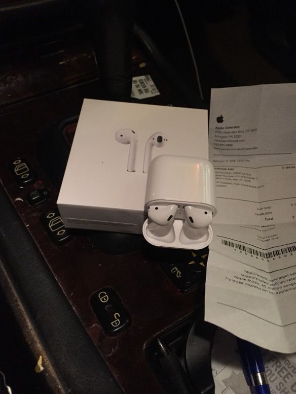 Apple AirPods in Box with receipt!