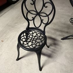 Small Metal Garden Chair