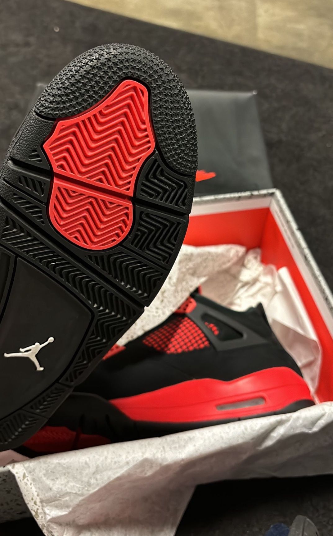 Jordan 4 Red Thunders Size 9.5 Condo 9/10, Og All, $479 On Stock X