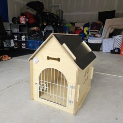 RYpetmia Wooden Dog Kennel SM-Med Size (Up To 30lbs)