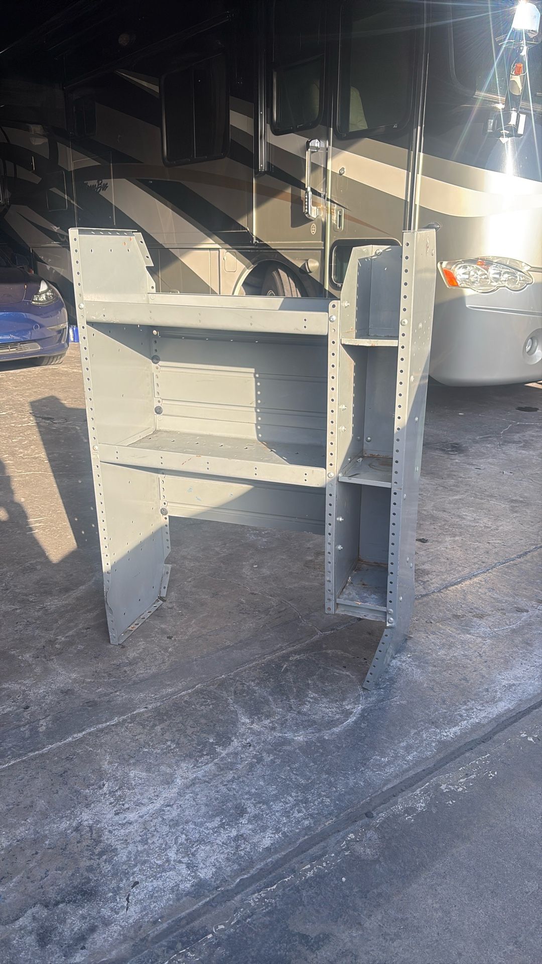 Metal shelf for Ford transit connect