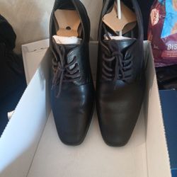 Calvin Klein Blk Multi Leather Formal Shoes