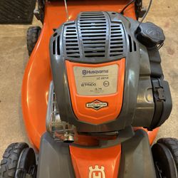 Husqvarna 21” AWD lawn mower,  NEEDS ENGINE WORK
