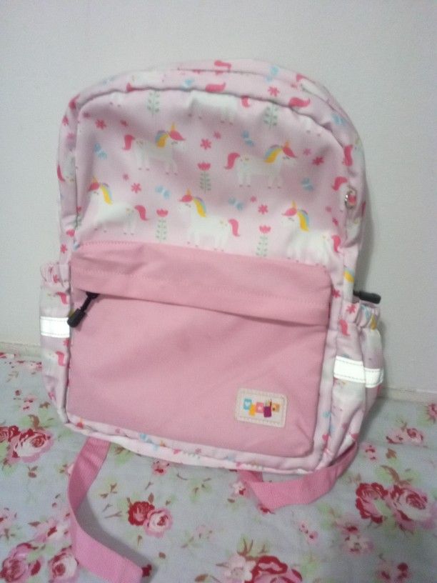 Unicorn baby girl backpack