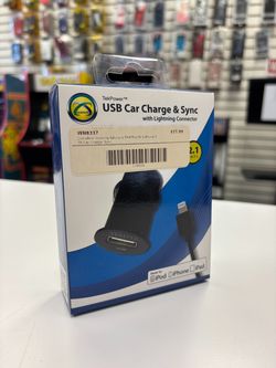USB Car Charge & Sync w/ Lightning Connector 