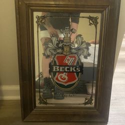 Becks Beer Mirror 