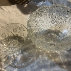 Vintage Crystal Bowls + Other Vintage Bowls 