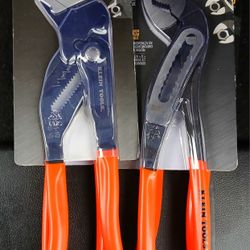 Klein Tools Compact Plier Wrench And Classic Klaw Pump Pliers