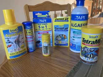 API Algaefix With Correct pH Tabs Test Strips And More!