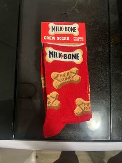 Milk-Bone Crew Socks Men's Size 6-12