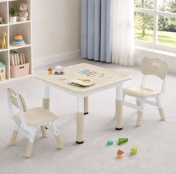 Kids Table With Two Chairs