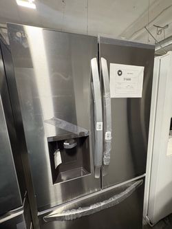 LG French Door Refrigerator Black Stainless Steel
