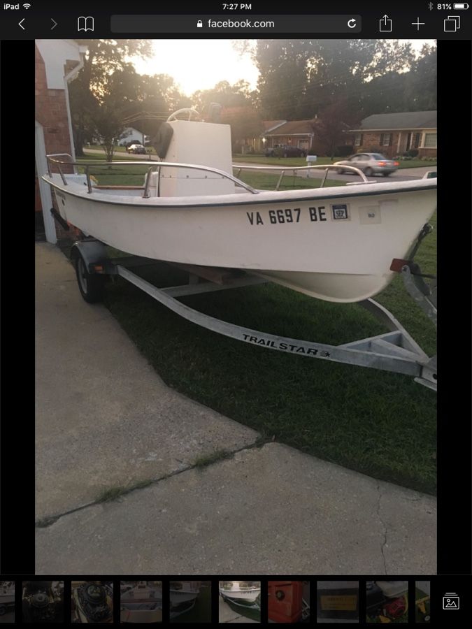 2001 Blue Runner Sandpiper 16ft center console