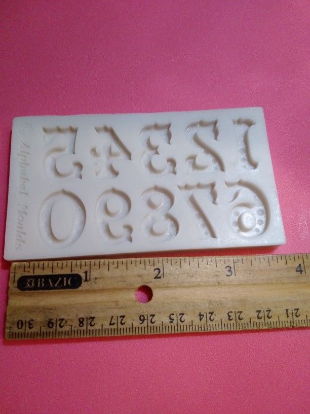 Small Numbers Silicon Mold $5