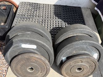 Bumper plates Olympic size