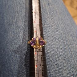 Women Gold Plated Ring Size 7