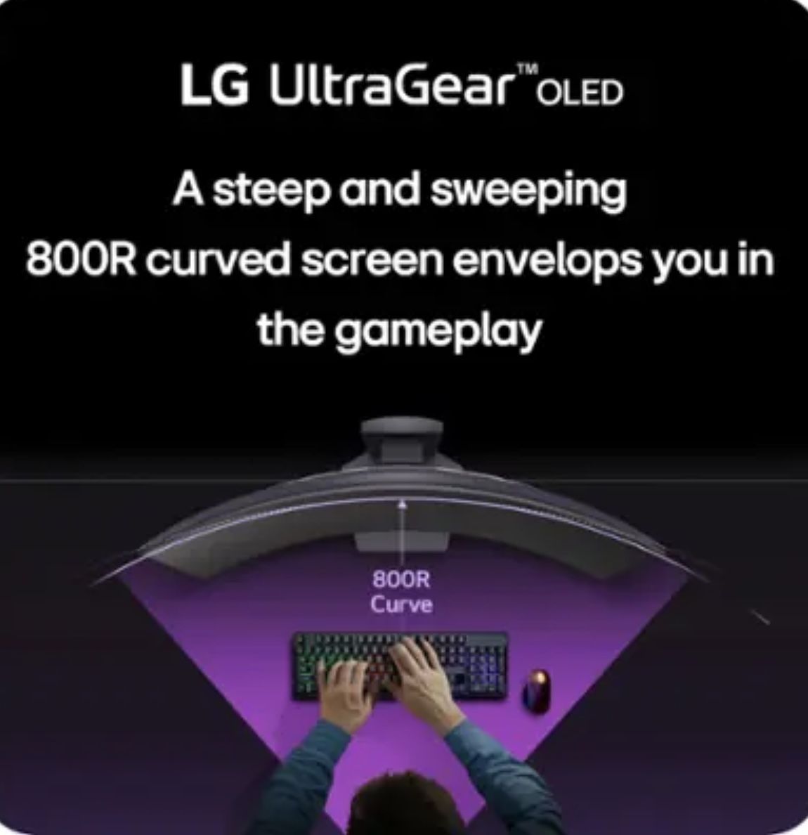 Brand New LG OLED Curved Gaming Monitor