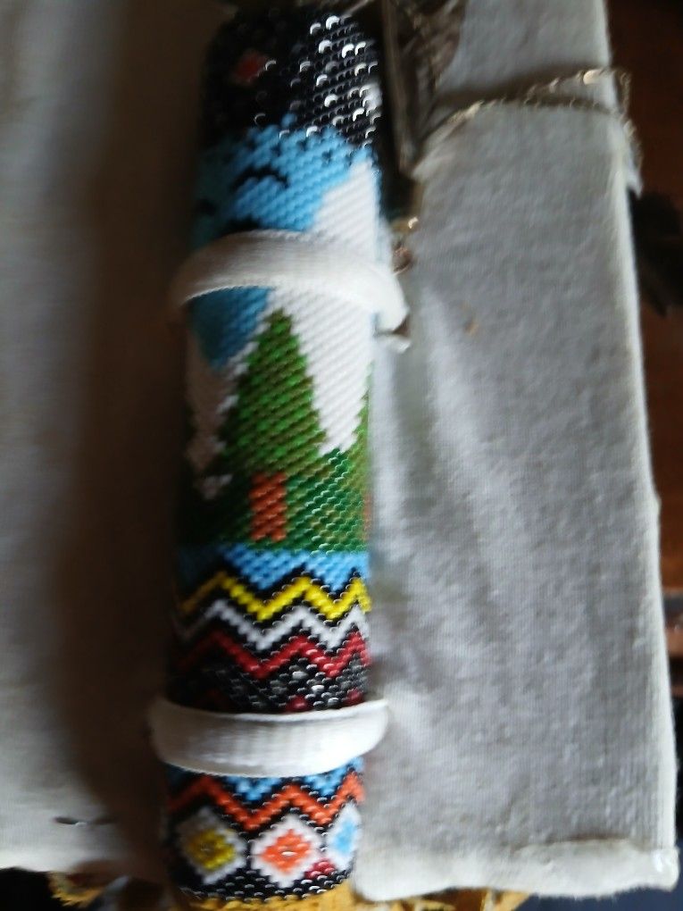 Indigenous Made By Me Beaded Rattles
