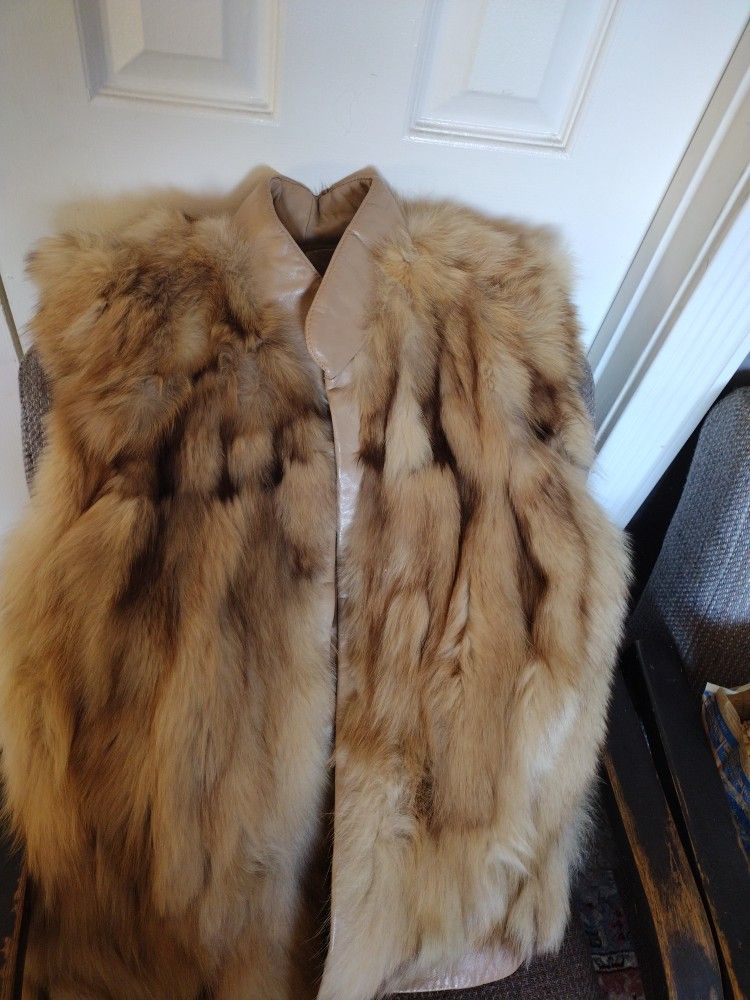 Vintage Rudolph Valentina Genuine Fur Vest