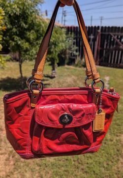 Coach Y2K Patent Leather mini tote