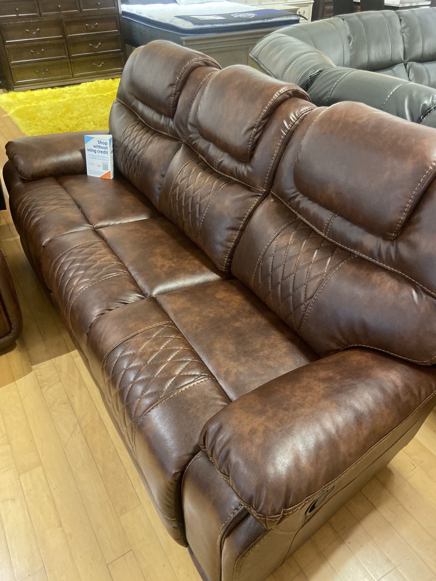 BRAND NEW LEATHER SOFA OR LOVESEATS! $699! WOW! Both For $1099! WOW! 