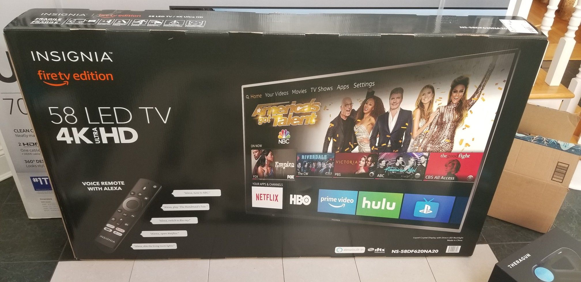 BRAND NEW SEALED- 58" 4K UHD WITH HDR SMART TV - FIRE TV EDITION