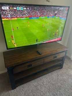Broyhill TV Cabinet stand from Costco and Samsung 50 inch TV