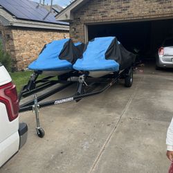 2 Polaris Jet Skies and Trailer