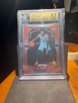 Panini 2019-20 Prizm Ja Morant #249 RC Ruby Wave BGS 9.5 Grizzlies